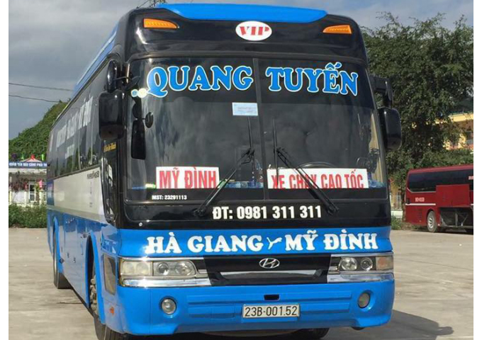 Nhà xe Quang Tuyến: Số điện thoại đặt vé Hà Giang Hà Nội Sapa