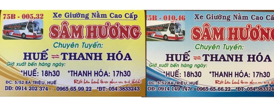 Top 16 Nhà xe Thanh Hóa Huế đặt vé xe khách giường nằm