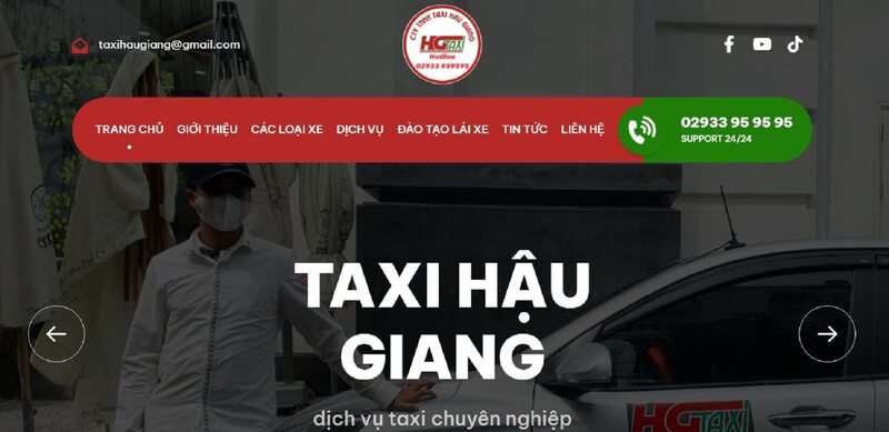 29 Hãng taxi Hậu Giang taxi Vị Thanh số điện thoại và giá cước km