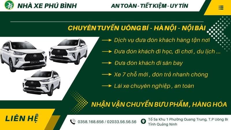 Top 11 Nhà xe Hà Nội Uông Bí đặt vé xe khách limousine tốt nhất