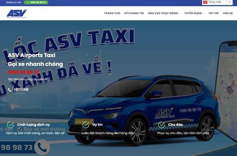 12 Hãng taxi sân bay Tân Sơn Nhất đi Mũi Né số điện thoại 24h