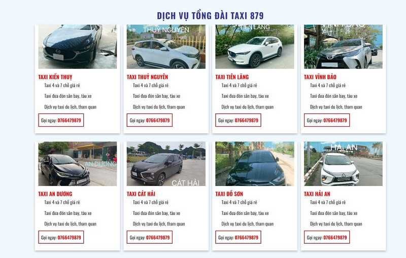 20 Hãng taxi Hải Phòng giá rẻ uy tín số điện thoại hotline 24h