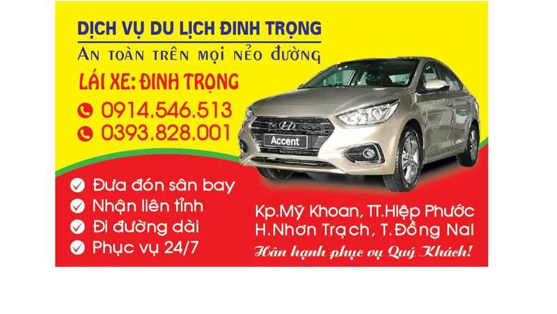 Top 13 Hãng taxi thị trấn Hiệp Phước Nhơn Trạch số điện thoại