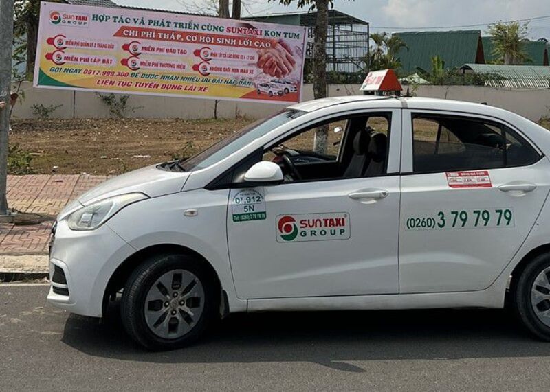 22 Hãng taxi Kon Tum 24/24 giá rẻ số tổng đài điện thoại