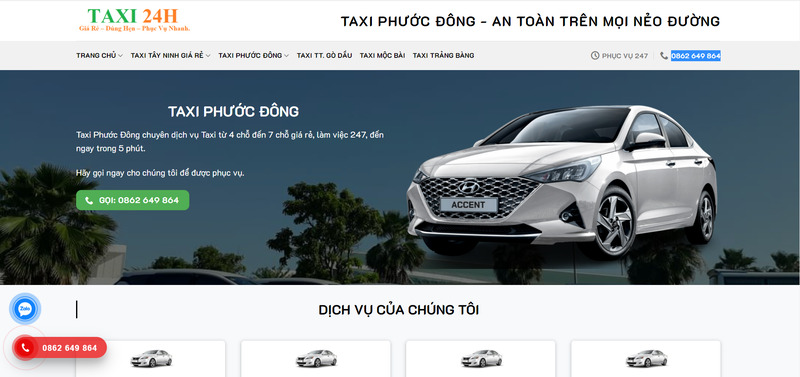 Top 13 Hãng taxi Phước Đông Tây Ninh số điện thoại 24/24