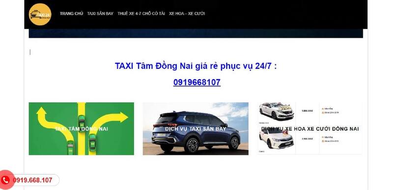 Top 12 Hãng taxi Tam Phước TP Biên Hòa số điện thoại 24/7