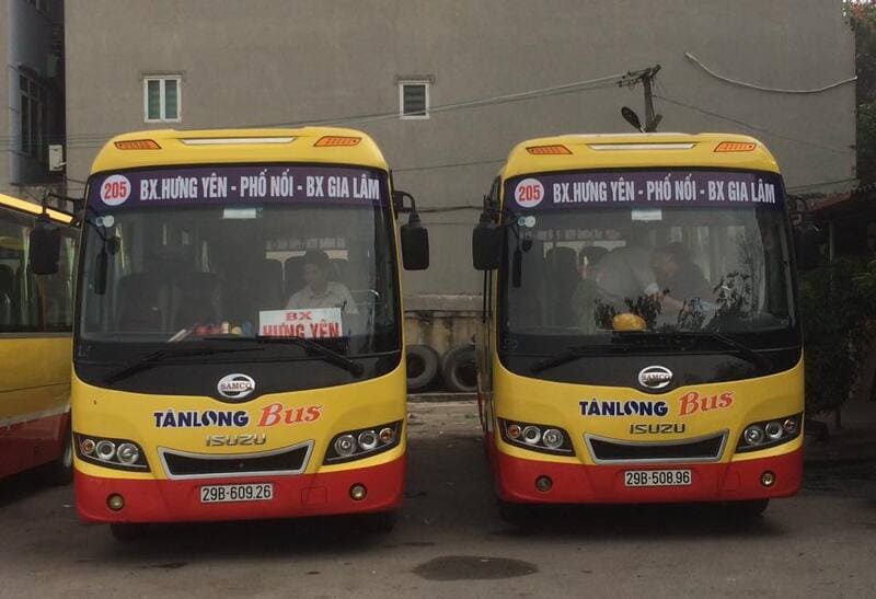 Top 5 Nhà xe bus buýt từ bến xe Gia Lâm đi Hưng Yên chất lượng