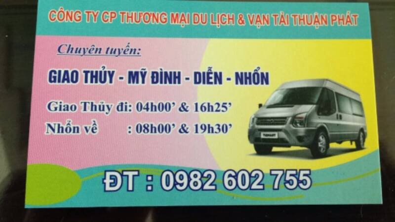 Top 5 Nhà xe Giao Thiện - Mỹ Đình số điện thoại tổng đài