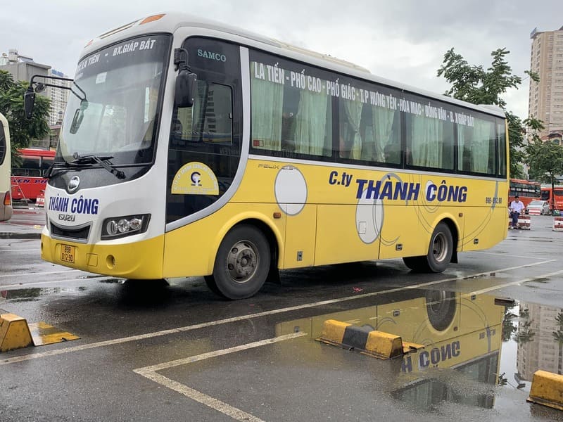 5 Nhà xe buýt bus và xe khách từ bến xe Giáp Bát Hưng Yên