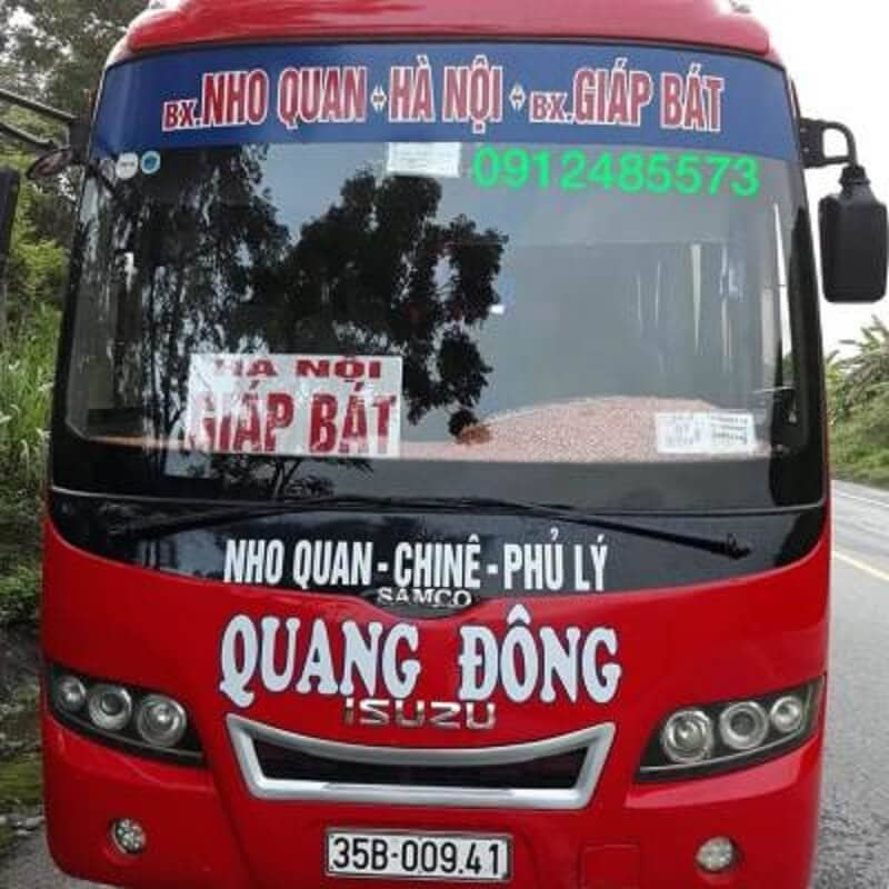 Top 10 Nhà xe khách Ninh Bình Giáp Bát số điện thoại 24/7