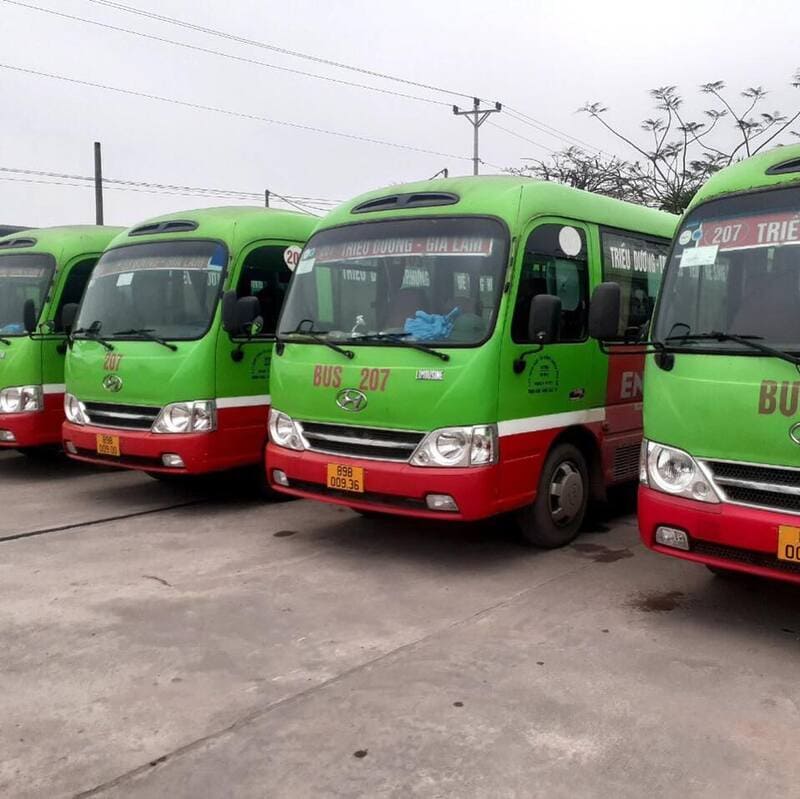 Top 4 Nhà xe buýt bus xe khách Triều Dương Gia Lâm đón bến xe