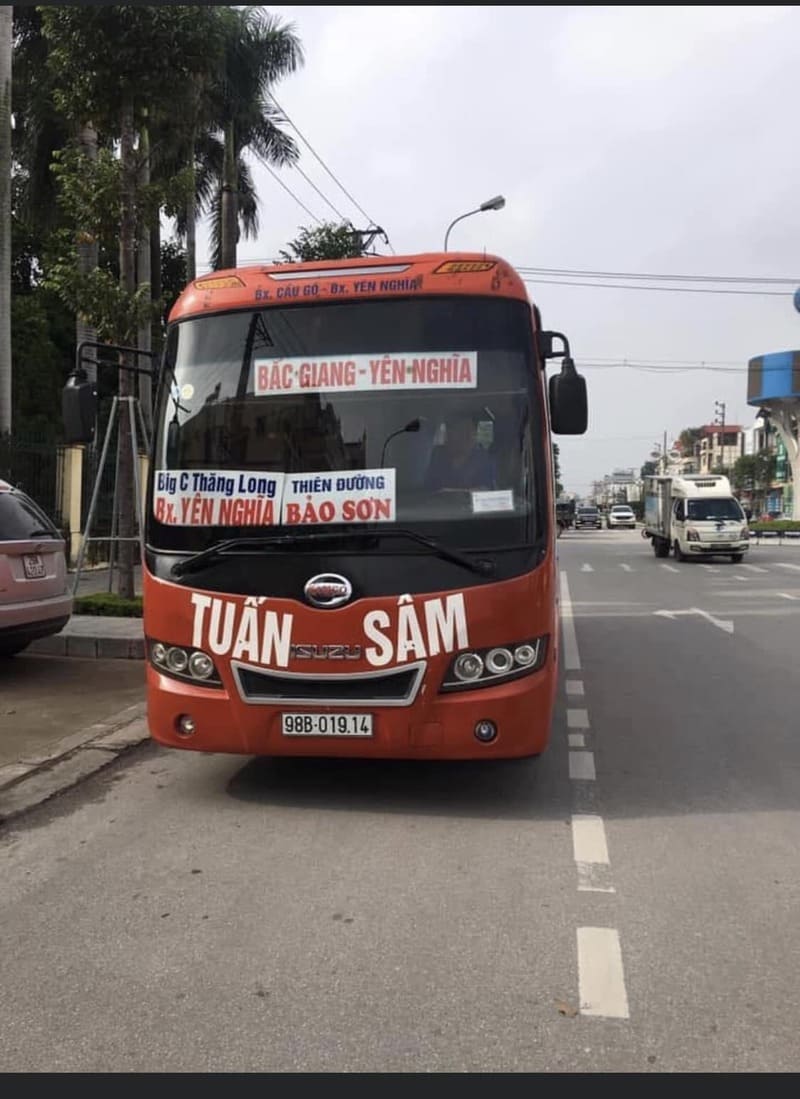 2 Nhà xe bus xe khách bến xe Yên Nghĩa đi Bắc Ninh Quế Võ