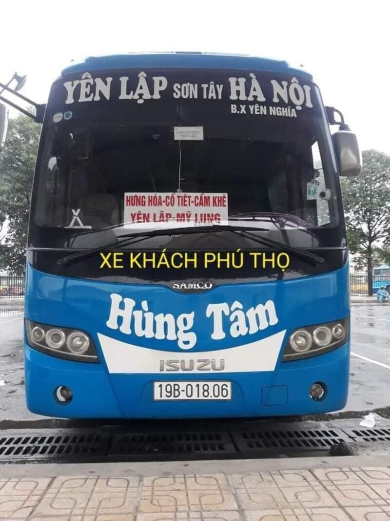 10 Nhà xe khách Yên Nghĩa Phú Thọ Việt Trì đưa đón tận bến xe