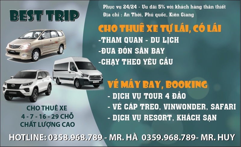 12 Hãng taxi An Thới đảo Phú Quốc số điện thoại tổng đài 24/24