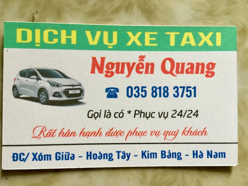 Top 10 Hãng taxi huyện Kim Bảng số điện thoại tổng đài 24h