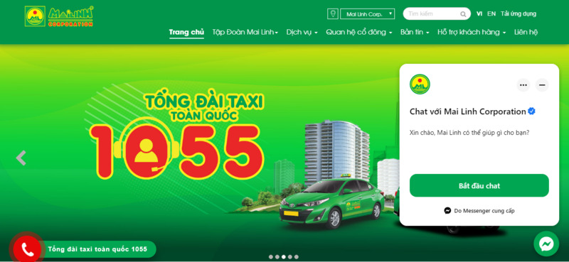 Top 10 Hãng taxi huyện Mê Linh số điện thoại tổng đài khu vực