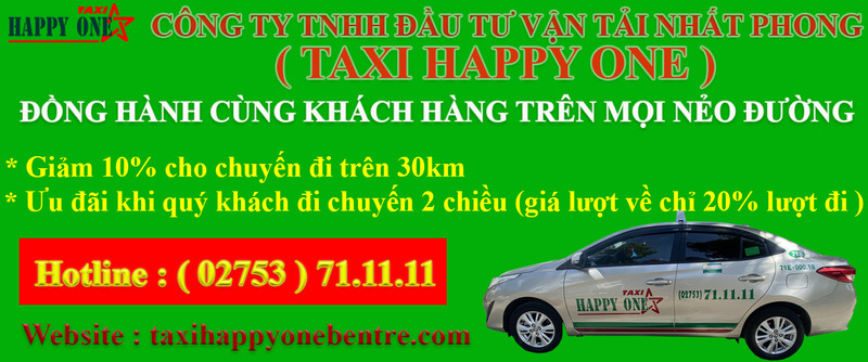 11 Hãng taxi huyện Mỏ Cày Nam giá rẻ & số điện thoại tổng đài