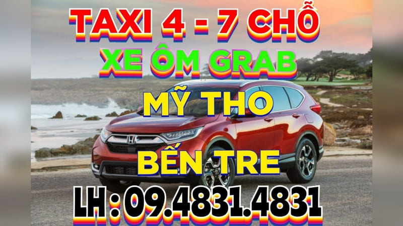 24 Hãng taxi thành phố Mỹ Tho giá rẻ số điện thoại tổng đài 24h