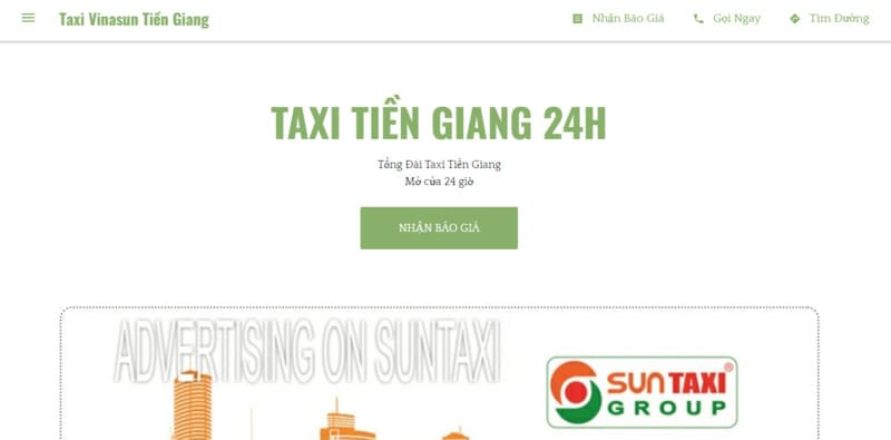 24 Hãng taxi thành phố Mỹ Tho giá rẻ số điện thoại tổng đài 24h