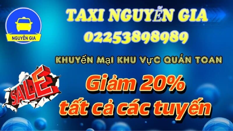 Taxi Nguyễn Gia: Giá cước, địa chỉ và số điện thoại tổng đài 24/7