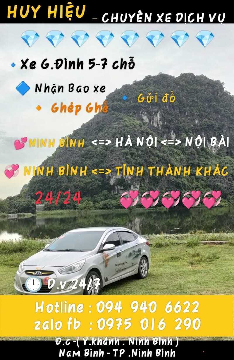 Top 20 Hãng taxi Ninh Bình Tràng An Tam Cốc Bích Động Bái Đính