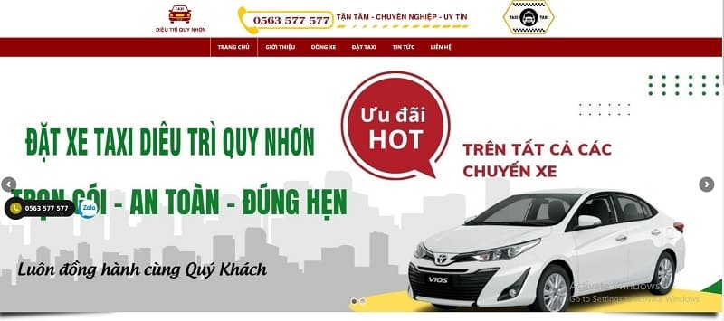 28 Hãng taxi Quy Nhơn Bình Định giá cước rẻ + số điện thoại 24/7