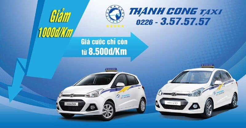 Taxi Thành Công Huế Hà Nam Hà Nội: Số điện thoại và giá cước