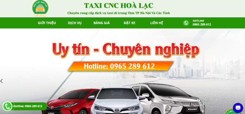 Top 15 Hãng taxi Hòa Lạc taxi khu công nghệ cao Láng Hòa Lạc