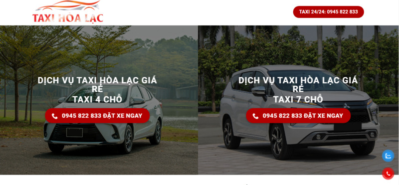 Top 15 Hãng taxi Hòa Lạc taxi khu công nghệ cao Láng Hòa Lạc