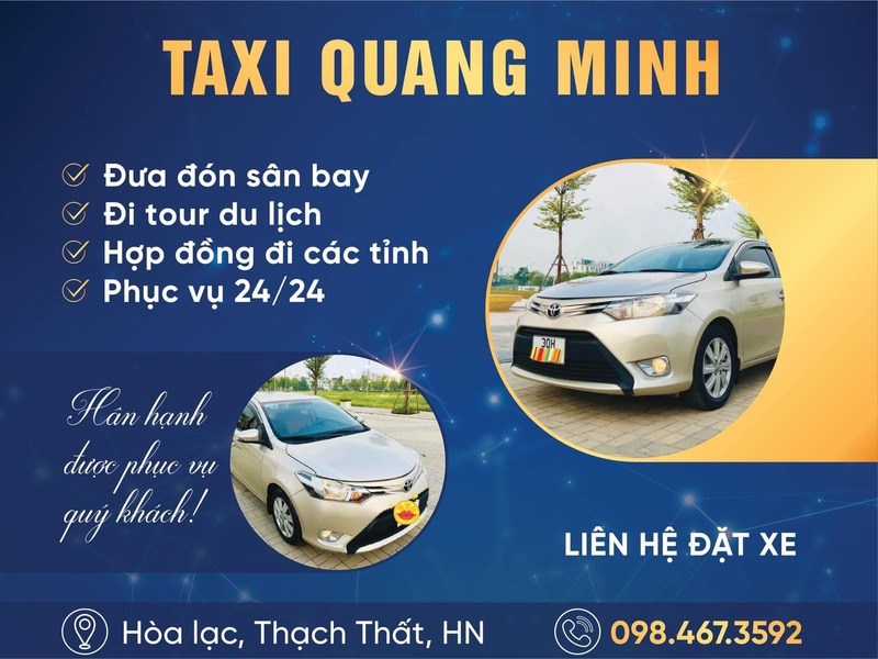 Top 15 Hãng taxi Hòa Lạc taxi khu công nghệ cao Láng Hòa Lạc