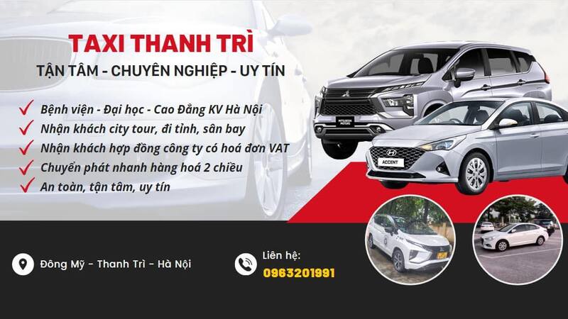 Top 12 Hãng taxi huyện Thanh Trì số điện thoại đặt chuyến 24/7