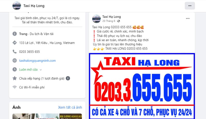 Top 10 Hãng taxi Tiên Yên số điện thoại tổng đài 24/24h