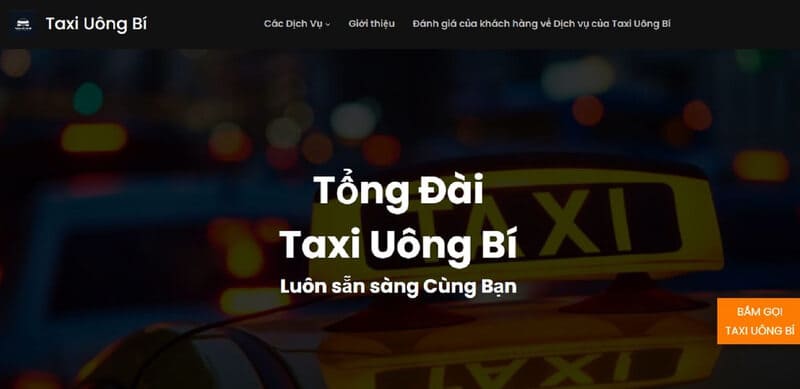 Top 16 Hãng taxi Uông Bí số điện thoại tổng đài 24/24 & giá rẻ