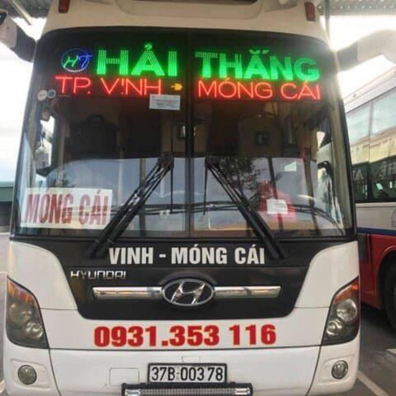 Top 7 Nhà xe Móng Cái Nghệ An TP Vinh số điện thoại xe khách