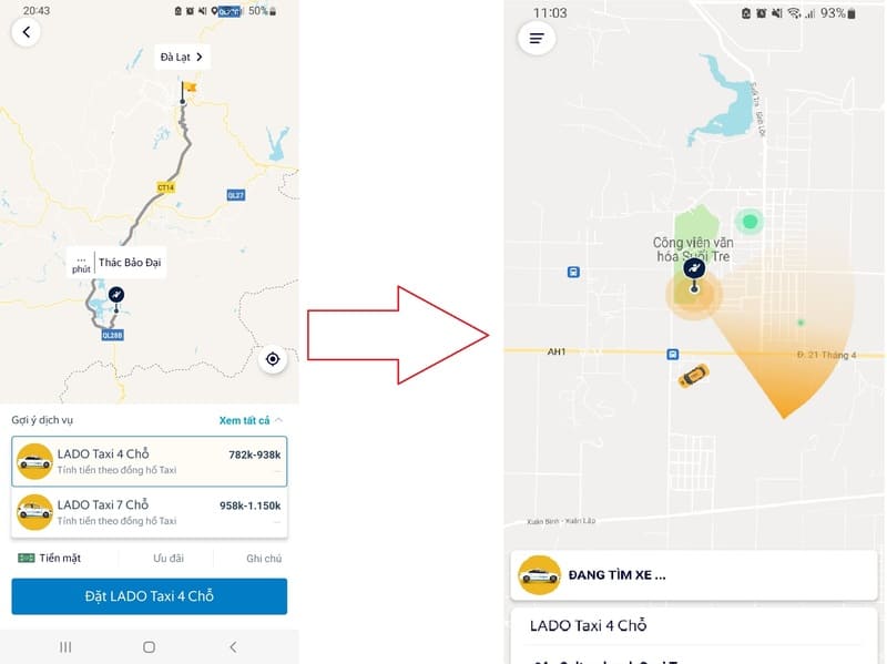 Taxi Lado Đức Trọng: Số điện thoại liên hệ và giá cước di chuyển