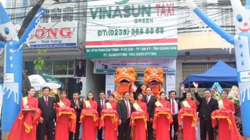 Taxi VinaSun Tam Kỳ Quảng Nam: Số điện thoại và giá cước Km