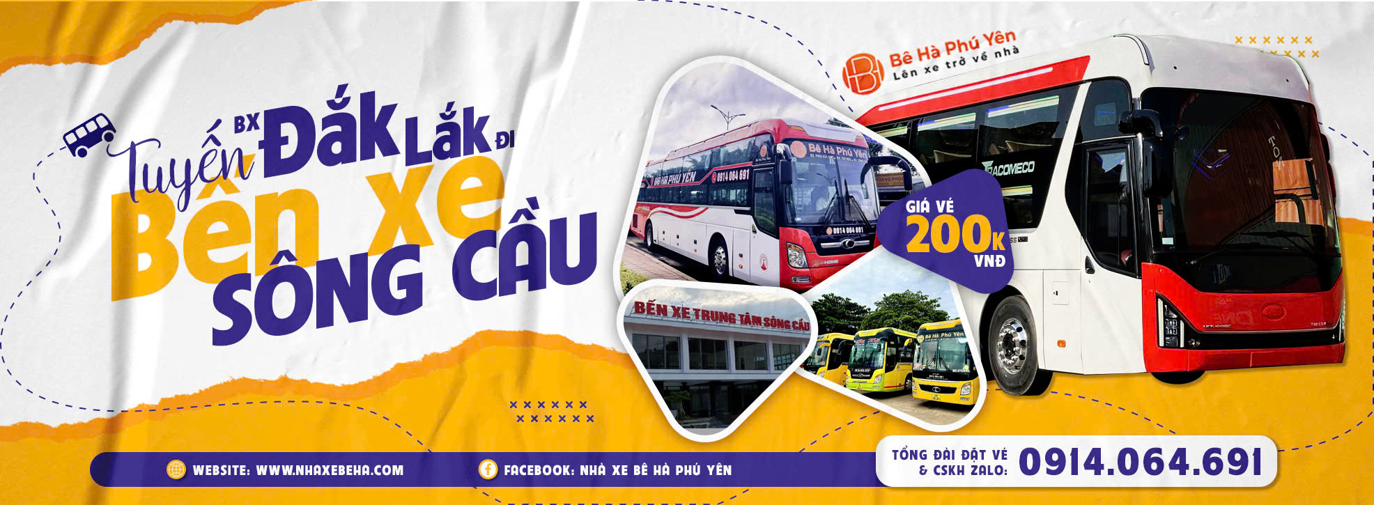 Nhà xe Bê Hà Phú Yên: Số điện thoại, địa chỉ bến xe và lộ trình